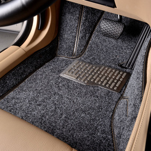 奔驰S320LS400LS500LS600LR320R400SLK350smart专用灰色地毯脚垫