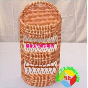 促销装饰架收纳篮挂蓝收纳架竹编置物架储物架花架书报架田园