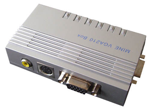 显微镜专用AV转VGA/视频转VGA视频转换器 /电视AV信号转VAG信号
