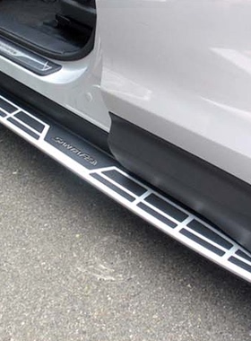 13-19新胜达脚踏板ix45迎宾侧踏改装饰包围保险杠07-10圣达菲踏板