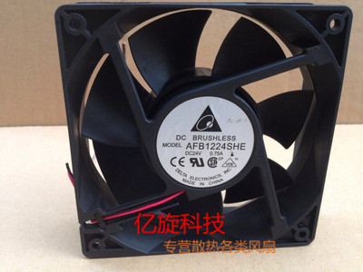 台达 AFB1224SHE-ROO 12038 24V 0.75A 变频器风扇 双滚珠耐用