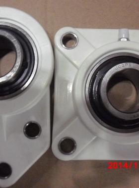 塑料轴承座F208黑白绿色轴承座耐腐蚀酸碱轴承座SF208轴承座促销