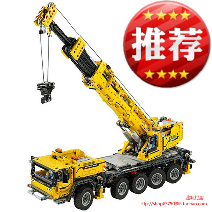 正品LEGO乐高42009 起重机积木玩具 新科技旗舰 MK II 移动起重机