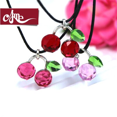 包邮采用元素樱桃s925奥地利水晶