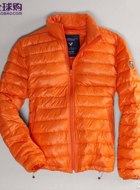 AE/American Eagle/美国鹰 男士休闲青春薄款轻便立领羽绒服外套