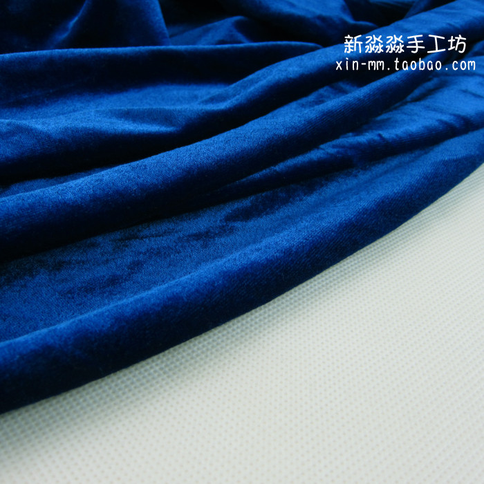 加密韩国丝绒天鹅金丝绒特价宝蓝色柔软旗袍连衣裙外套背景布面料,居家布艺,海绵垫/布料/面料/手工diy,淘宝优惠券,粉丝福利购,淘宝优惠卷