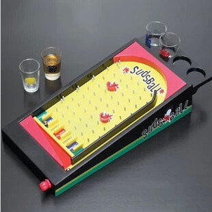 饮酒玩乐系列 欧美流行 桌面弹子球酒吧玩具 斗酒游戏酒架 1kg