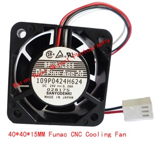 Sanyo/三洋 109P0424H624 4015 DC24V 0.08A数控机床专用风扇