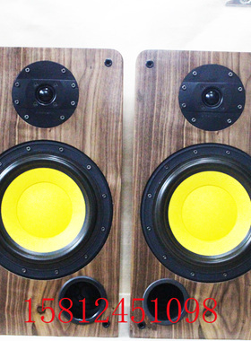 【广州惠威扬声器专卖店】惠威D8G+X1书架式黑桃DIY成品音箱/对