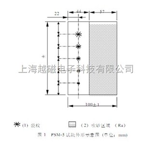 。PSM-5五点试块 荧光渗透检验用试块 探伤试块 无损检测探伤试片