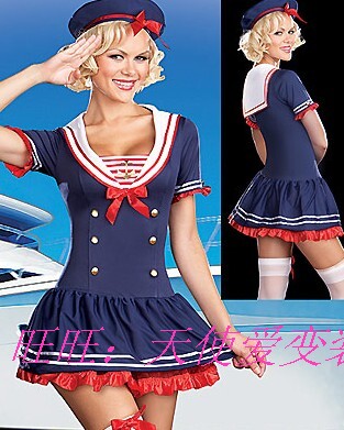 万圣节海军制服海员制服水手服海军装COSPLAY 夜店DS演出服装