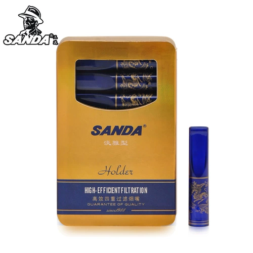Sanda Отрицательный ионный фильтр сигарет сигарет бонус с тремя -даминовыми викторинами с высоким содержанием давления