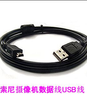 适用于SONY索尼摄像机HDR-PJ50E CX550E XR150E XR350E USB数据线