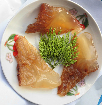 舟山海鲜特产 三矾大海蜇头 海蜇皮 海蜇丝水产品 嵊泗特产 250克