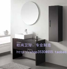 欧式美式橡木浴室柜组合洗脸盆柜洗手盆柜卫浴柜台盆柜立柜TX516