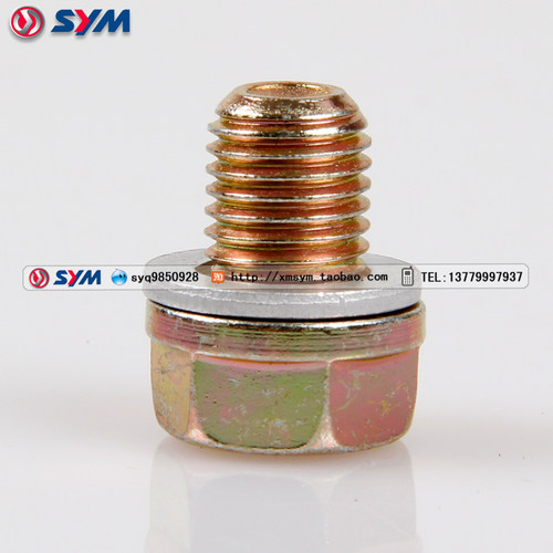 SYM 厦杏 三阳机车 中华T1 XS150-11A 漏油孔螺栓 放机油螺丝12MM