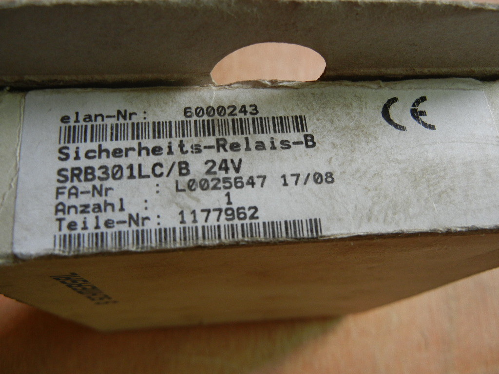 现货安全继电器SRB 301LC/B施迈赛SCHMERSRL