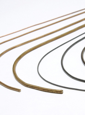 WAVE模型用铜链 金 银外径1.0mm、1.5mm、2.0mm、2.5mm*280mm长