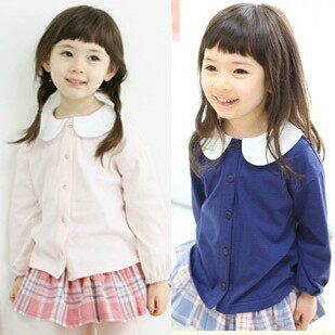 Chemise fille à manche longue - Ref 2087042 Image 1