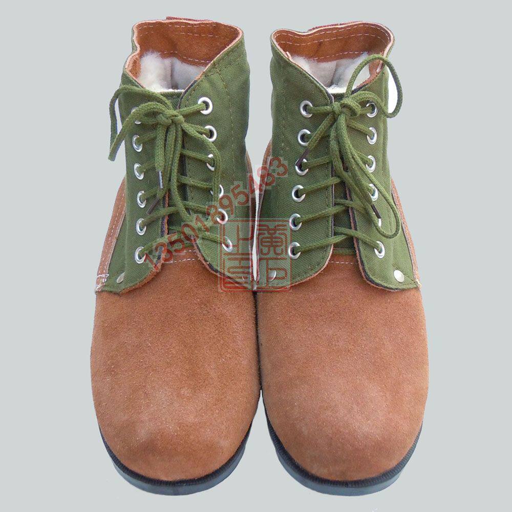 Bottes militaires en cuir - Ref 1398491 Image 1