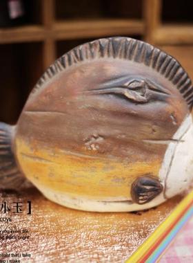 热带鱼小号趣味创意杂物装饰品
