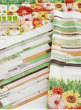 棉麻家居沙发大自然绿意27元桌布