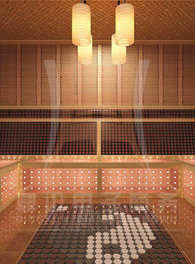 韩式托玛琳汗蒸房电气石负离子瑜伽房美容院盐盘浴材料厂家促销