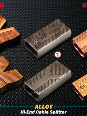 YARBO/雅堡 GY-001YCS 高品质合金线套 音频护线圈套 (1号）