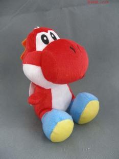 满50包邮毛绒玩具超级玛丽系列公仔摆件挂件礼物玛丽耀西13色17CM