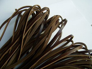 扁形皮绳◆牛皮绳◆真皮牛皮绳-各种刀具手柄编织刀绳刀坠挂绳