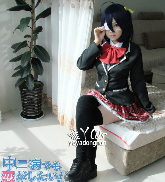 雅丫动漫 中二病也要谈恋爱 小鸟游六花COSPLAY服装