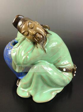 客厅酒柜摆件诗人太白醉酒