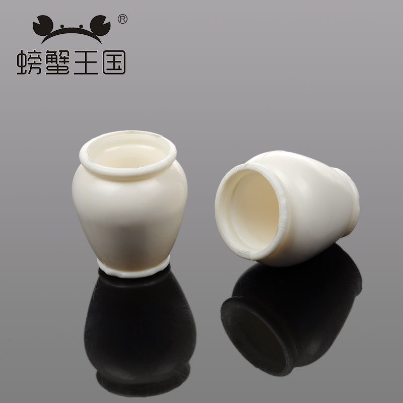 建筑沙盘材料景观配景 白色 塑胶仿真 迷你花瓶 插花罐子 模型