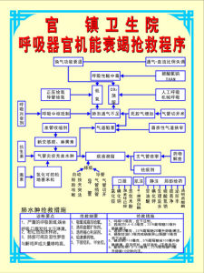 597海报印制海报展板素材295医院卫生院呼吸器官机能衰竭抢救程序