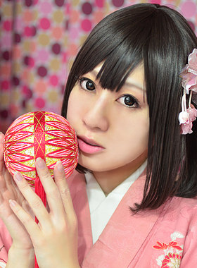 APH国拟人 黑塔利亚 日本性转 本田樱 本田菊cos假发 cosplay假发