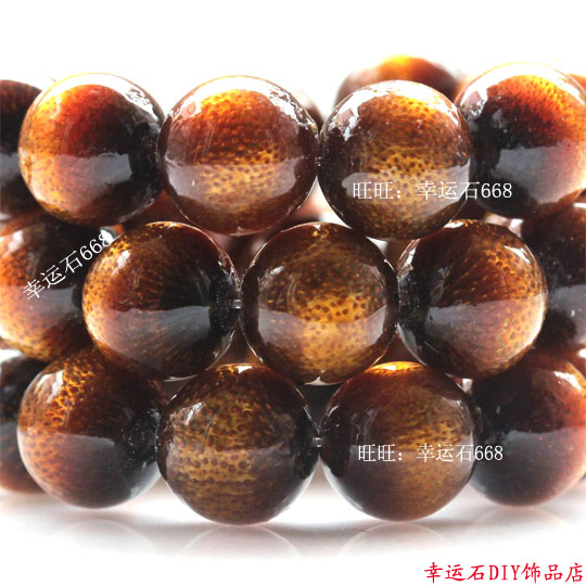 diy天然饰品项链散珠