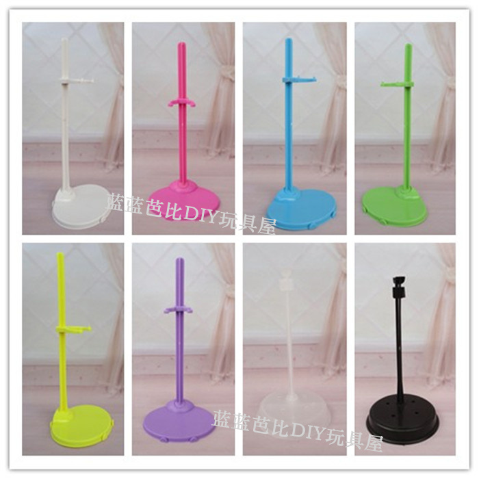 芭比透明支架可升降增高玩具娃娃