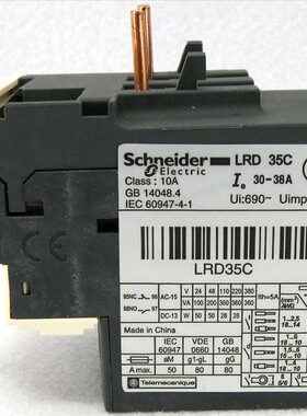 原产施耐德 Schneider 热过载继电器 LRD3322C LR-D3322C 17-25A