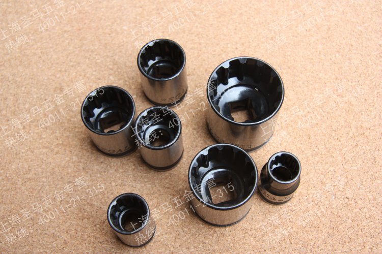 【台湾力高】1/2 薄壁套筒 12角套筒头 万能套筒 E型套筒 8-32mm