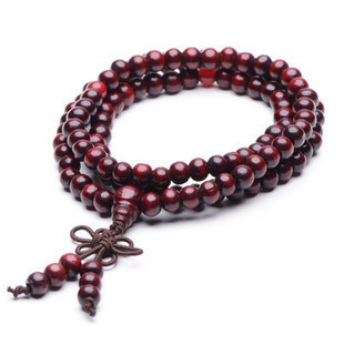 紫檀木佛珠手链档位珠108颗手串款情侣饰品汽车挂饰汽车用品吊坠