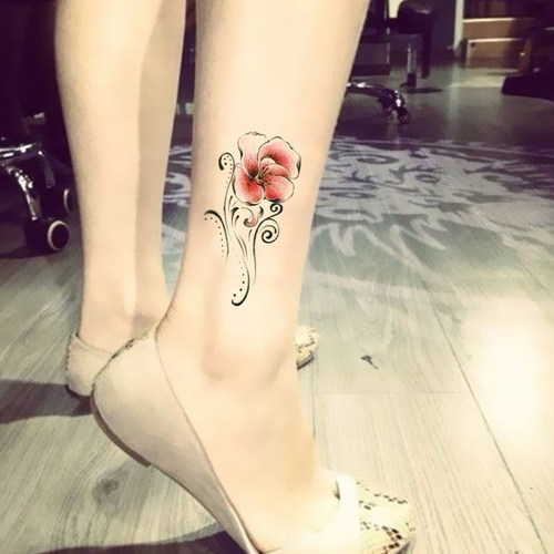 纹身贴部脚价格 纹身贴部脚图片 星期三