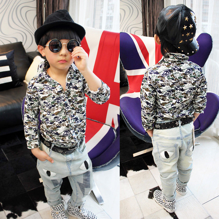 Chemise garcon à manche longue - Ref 2077606 Image 1