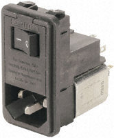 Schaffner 滤波器　电源输入  模块　250VAC　6A　FN388-6-21