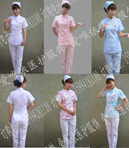 南丁格尔医生护士服夏装短袖牙科口腔工作服ICU服美容服包邮