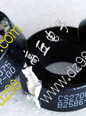27.3x14.5x11.5 CS270075 黑色 铁硅铝 电感用 磁环 拆机件