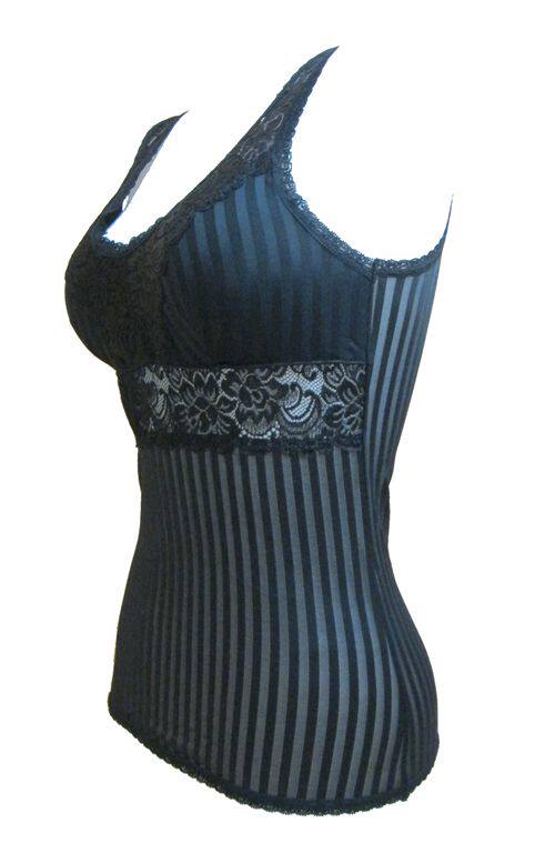 한국  속옷 노와이어 수면브라 조끼 텐셀트레이스리스 가슴패드 바닥슬링[조끼]