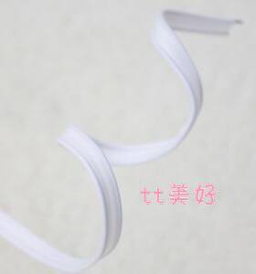 百变造型铁丝白色包塑软支架DIY手工耳朵发式辅助材料 1元1米