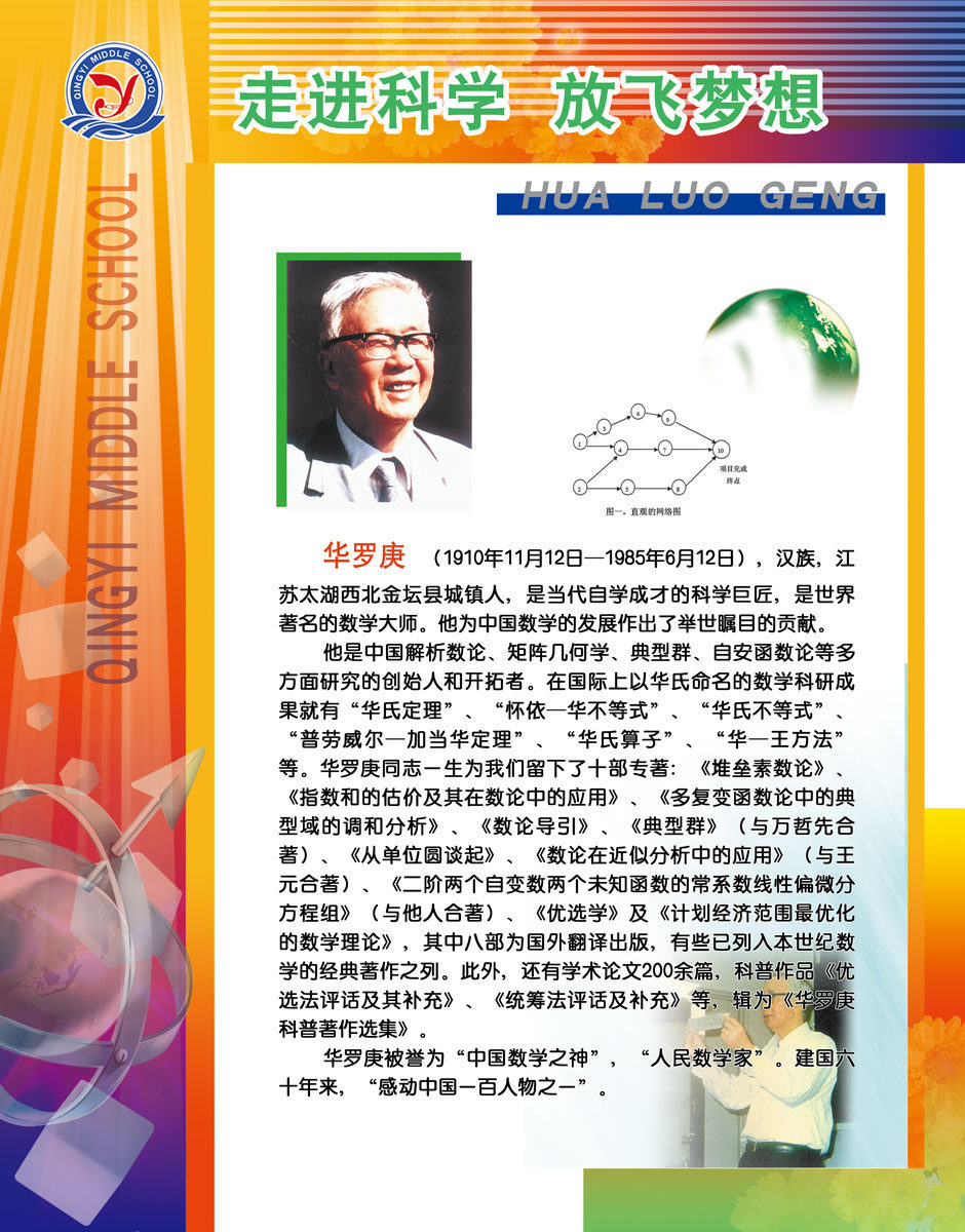 547海报印制海报展板素材93中国文化科学家名人记事 个性定制