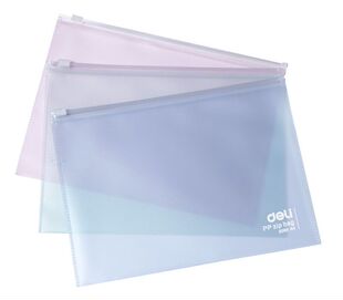 得力-拉链袋 5588  A4文件袋 pp磨砂质感 资料包整理袋