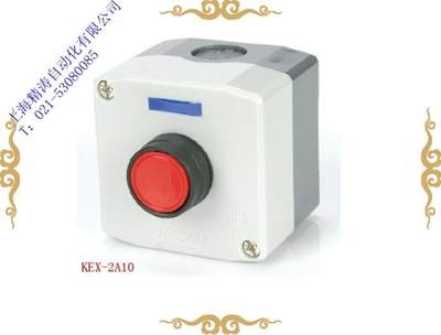 IP65控制盒KACON普通带灯自锁带灯按钮 KEX-2A10红绿黄蓝实体店铺